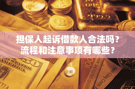 武汉担保人起诉借款人合法吗？流程和注意事项有哪些？