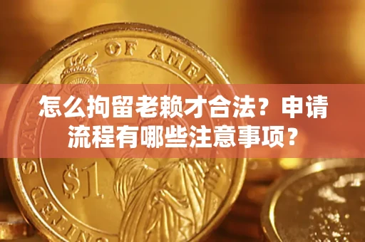 武汉怎么拘留老赖才合法？申请流程有哪些注意事项？