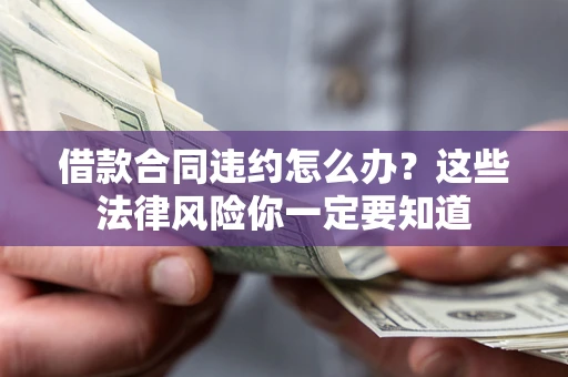 武汉借款合同违约怎么办？这些法律风险你一定要知道