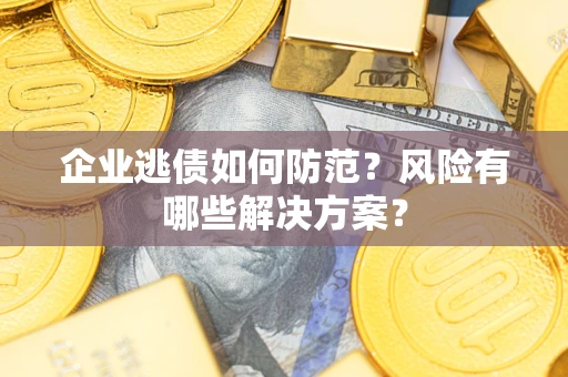 武汉企业逃债如何防范？风险有哪些解决方案？