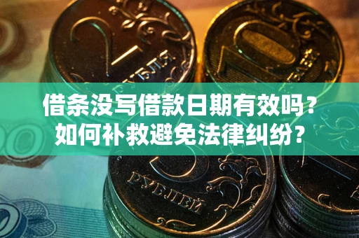 武汉借条没写借款日期有效吗？如何补救避免法律纠纷？