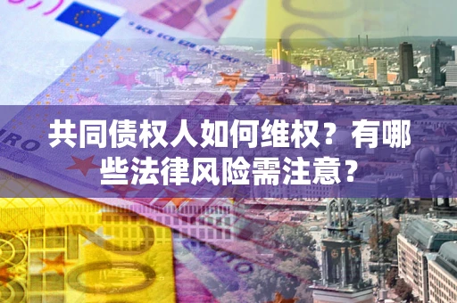 武汉共同债权人如何维权？有哪些法律风险需注意？