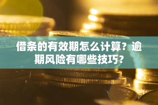 武汉借条的有效期怎么计算？逾期风险有哪些技巧？