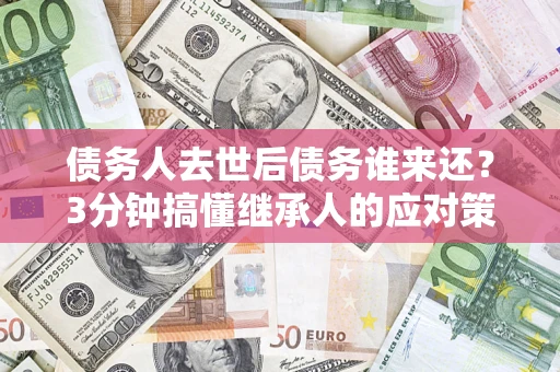 武汉债务人去世后债务谁来还？3分钟搞懂继承人的应对策略