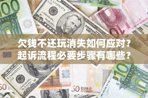 武汉欠钱不还玩消失如何应对？起诉流程必要步骤有哪些？