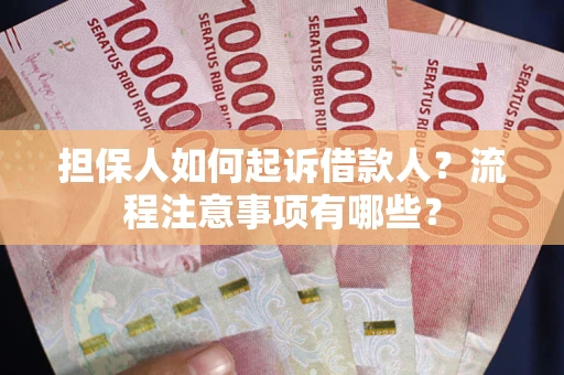 武汉担保人如何起诉借款人？流程注意事项有哪些？